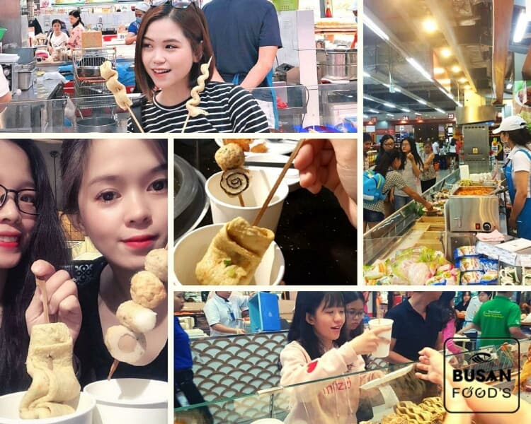 Thực khách đến thưởng thức và cho phản hồi tốt về chả cá Hàn Quốc ở các quầy của chuỗi Busan Foods Thực khách đến thưởng thức và cho phản hồi tốt về chả cá Hàn Quốc ở các quầy của chuỗi Busan Foods